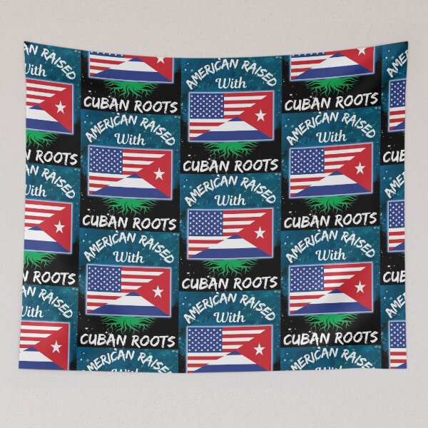 Item preview, American Raised With Cuban Roots   designed and sold by WoodburyLake.