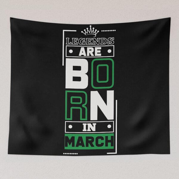 Item preview, Legends Are Born In March - Birthday Present Living Legend March Legends Never Die Gift designed and sold by ALITOPRINCE.