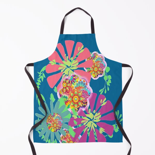 Item preview, Bohemian Colorful Floral Abstract Art Design,Graphic Psychedelic Abstract Art, Inspired by Nature-floral abstract art designed and sold by Adri Barnard.
