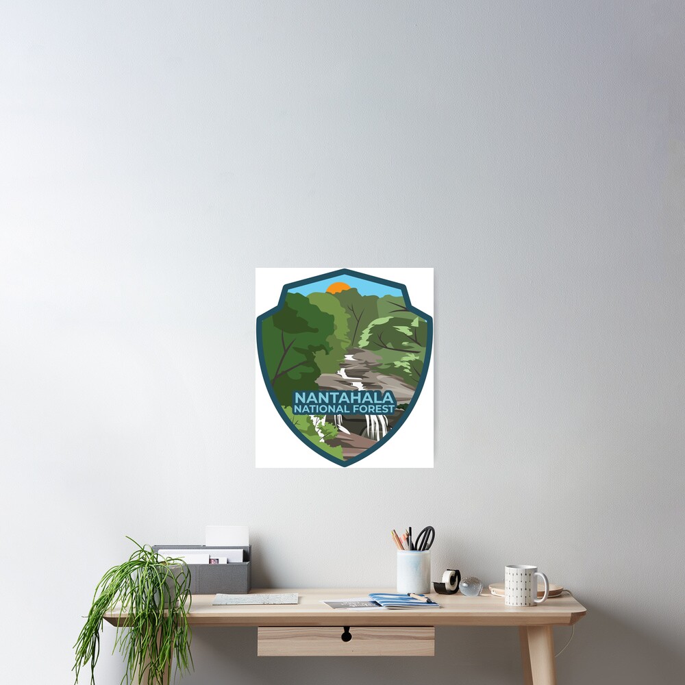"Nantahala National Forest" Poster for Sale by parkland Redbubble