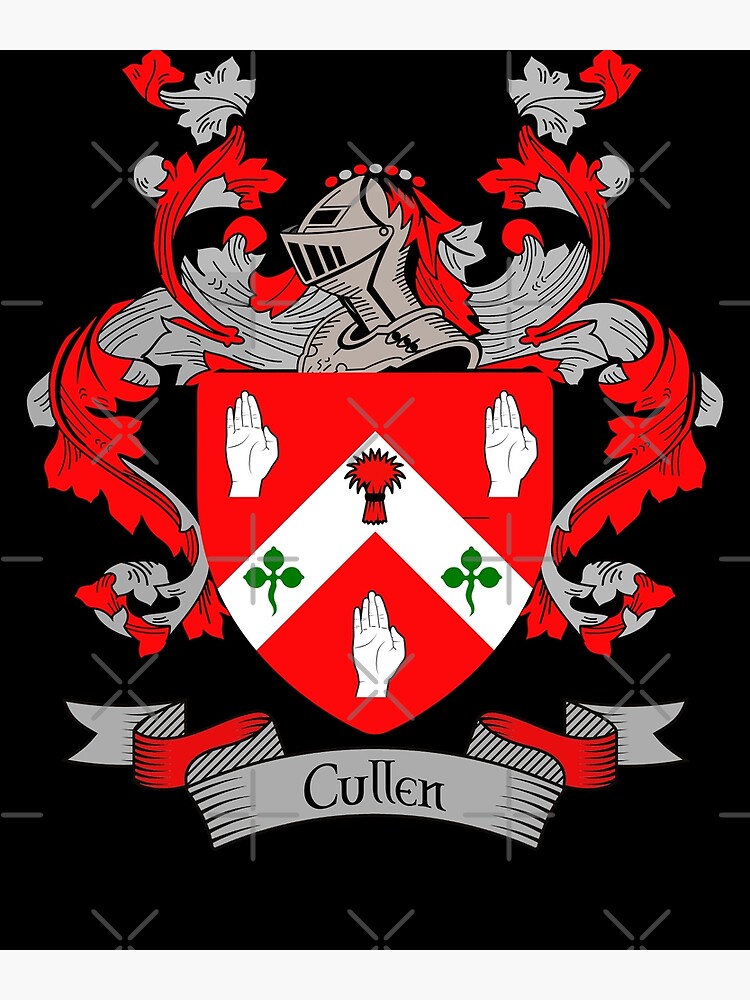 "Cullen Coat of Arms Cullen Family Crest" Photographic Print for Sale