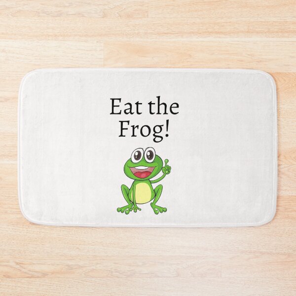 Item preview, Eat the Frog motivational fun design designed and sold by Evartdesign.