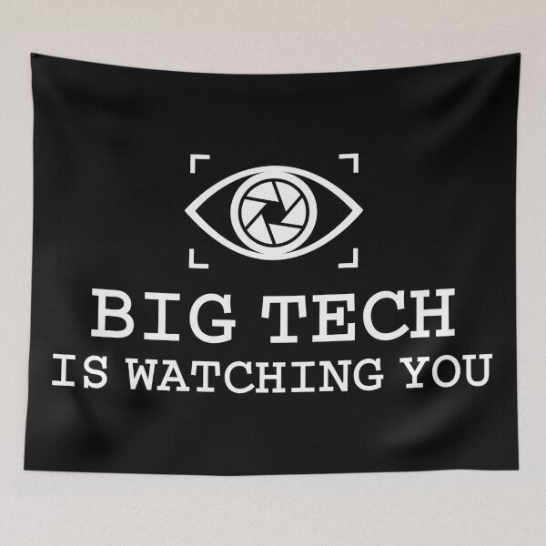 Item preview, Big Tech Is Watching You designed and sold by MerchHouse.