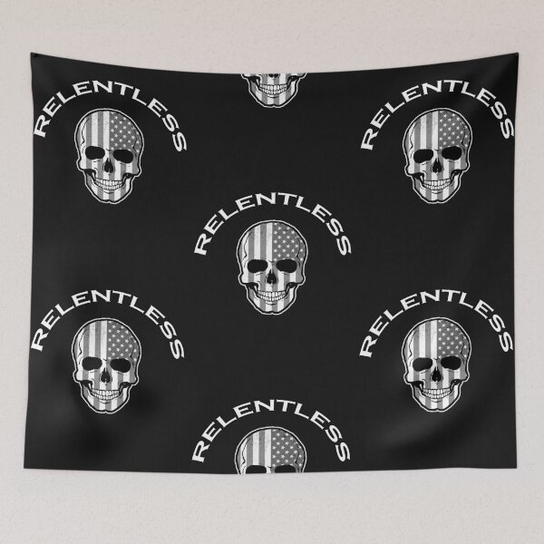 Item preview, Relentless patriotic skull design designed and sold by ROEfifty.