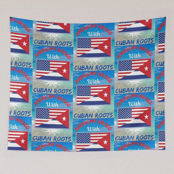 Item preview, American Raised With Cuban Roots   designed and sold by WoodburyLake.