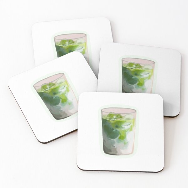 Item preview, Matcha latte illustration  designed and sold by axopie.