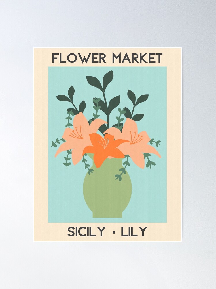 Flower Market - Italy | Poster