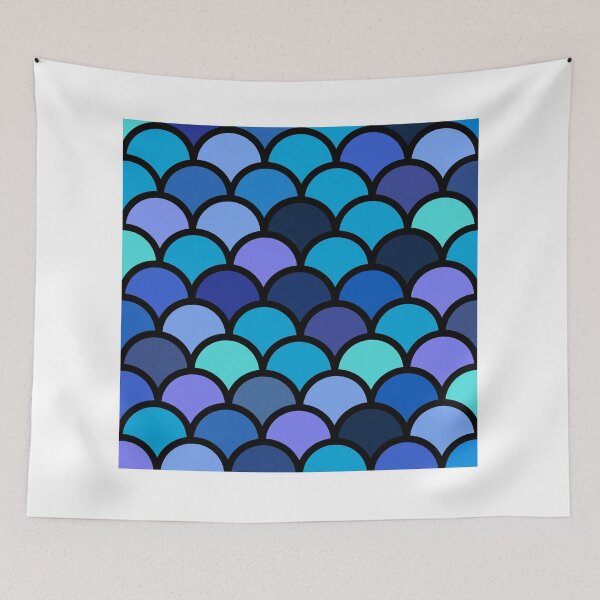 Item preview, Blue, Pink AND GREEN MERMAID SCALES  designed and sold by dionysusgk555.