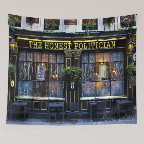 Item preview, The Honest Politician Pub designed and sold by Londonimages.