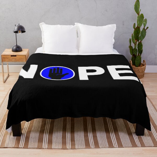 Item preview, NOPE_blue white designed and sold by jc007.