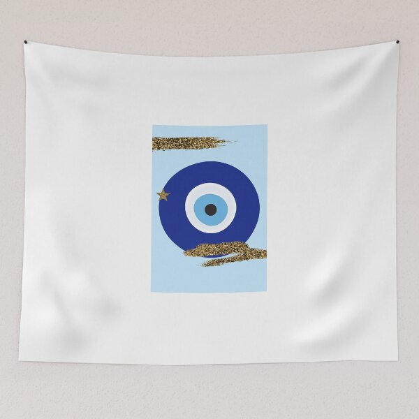 Item preview, preppy evil eye with golden details designed and sold by SUUSCK ★.