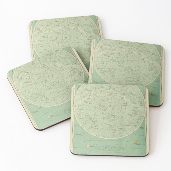 Item preview, Old Solar System & Star Constellations Map (1914) Vintage Astronomy Atlas designed and sold by BravuraMedia.