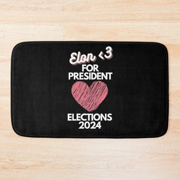 Item preview, 3 Elon <3 For President Design designed and sold by SweetEnjoyable.