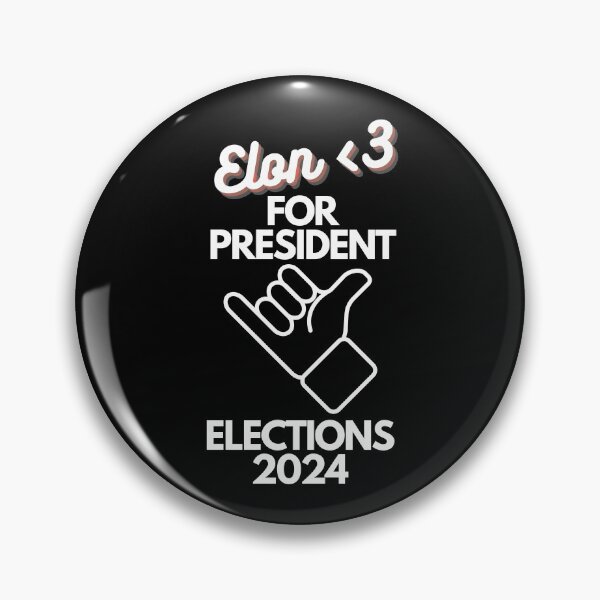 Item preview, 4 Elon <3 For President Design designed and sold by SweetEnjoyable.