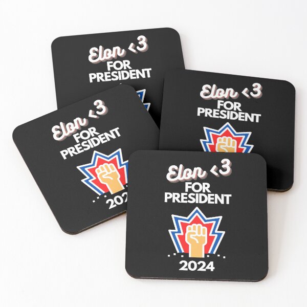 Item preview, 5 Elon <3 For President Design designed and sold by SweetEnjoyable.