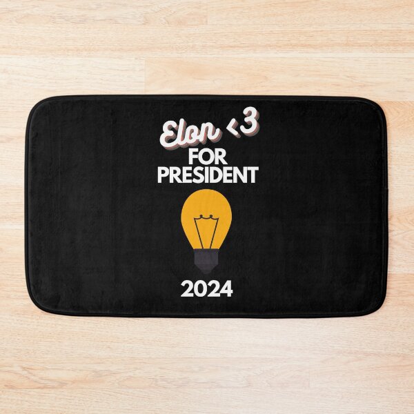 Item preview, 8 Elon <3 For President Design designed and sold by SweetEnjoyable.