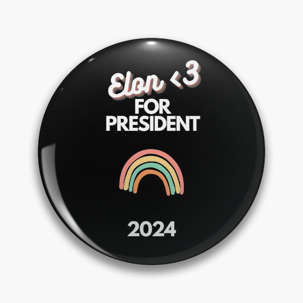 Item preview, 9 Elon <3 For President Design designed and sold by SweetEnjoyable.
