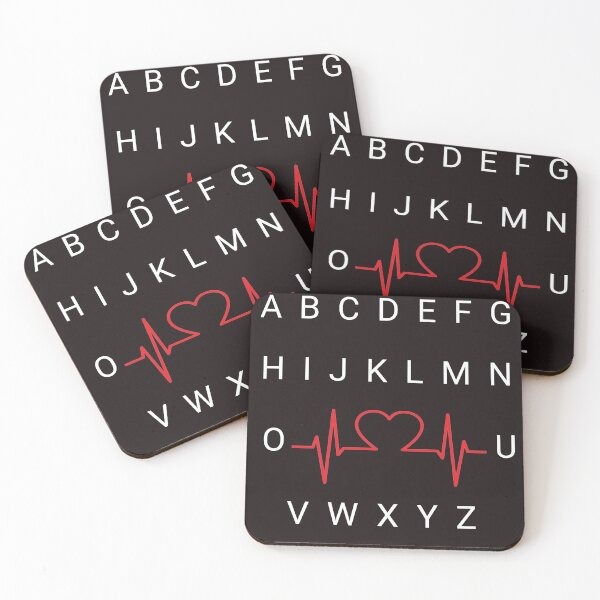 Item preview, Funny PQRST heartbeats Nurse Funny Alphabet Meme Nuese week designed and sold by valantinou.