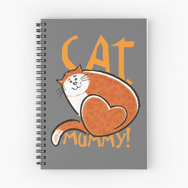 Item preview, Furry Ginger cartoon cat with caption "Cat Mummy" designed and sold by jimbairn.