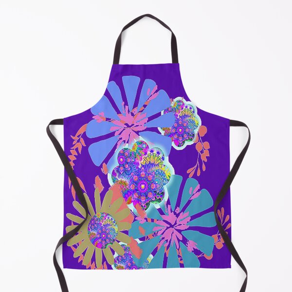 Item preview, Bohemian Colorful Floral Abstract Art Design, nr 5,Graphic Psychedelic Abstract Art, Inspired by Nature-floral abstract art designed and sold by Adri Barnard.