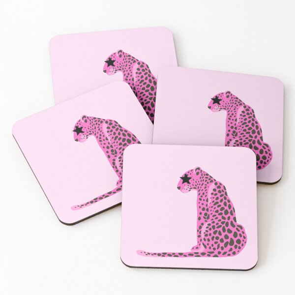 Item preview, pink preppy leopard with star eye designed and sold by SUUSCK ★.