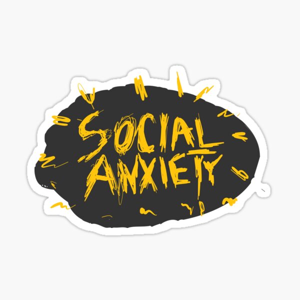 Social Anxiety Terror Sticker