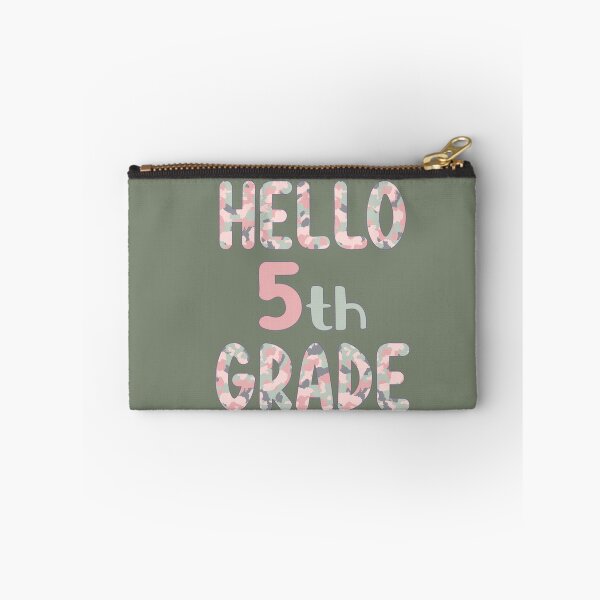 Item preview, Hello 5th Grade - Pink Camo designed and sold by GrimButterfly.