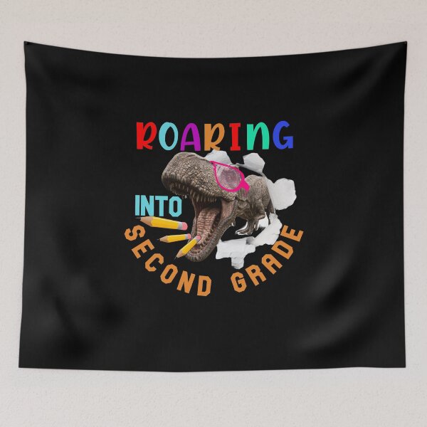 Item preview, Roaring into Second Grade-Dinosaur Pink Glasses-Backtoschool designed and sold by DiensDesign.
