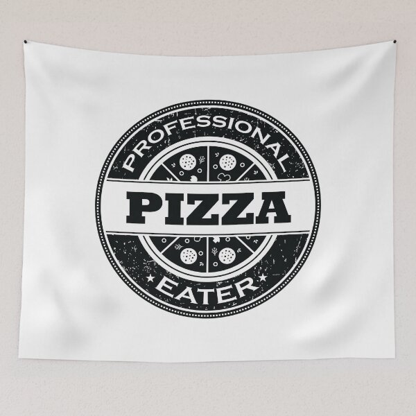 Item preview, Professional Pizza Eater Vintage Stamp designed and sold by CynthiaGraphics.
