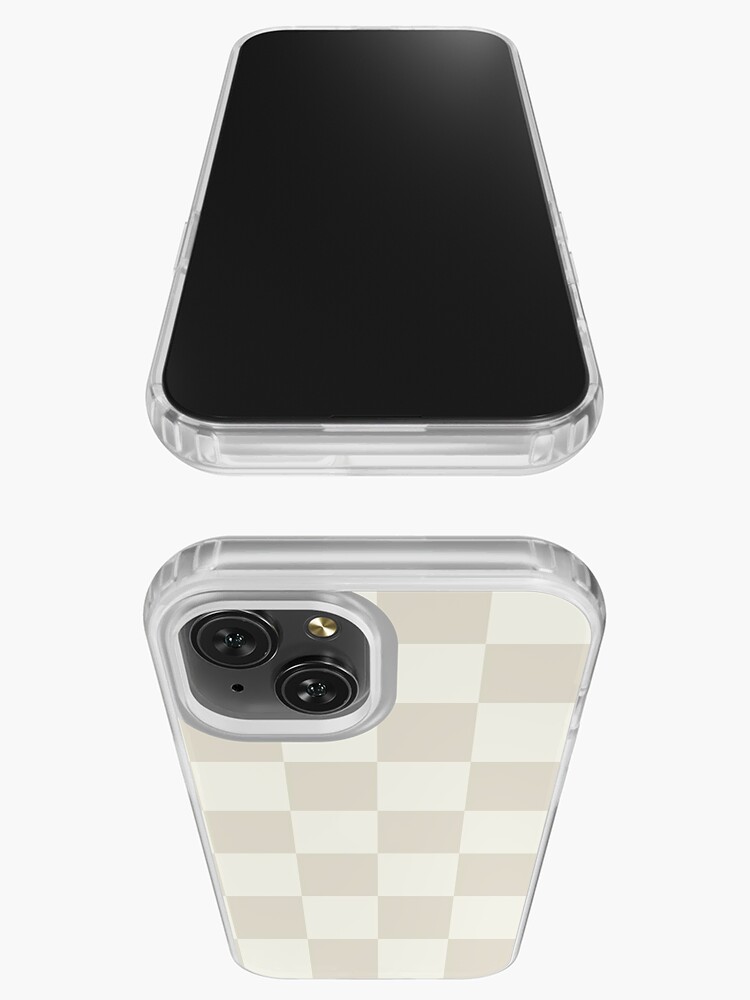 Designer Checkerboard Square iPhone Case Aesthetic Geometry 