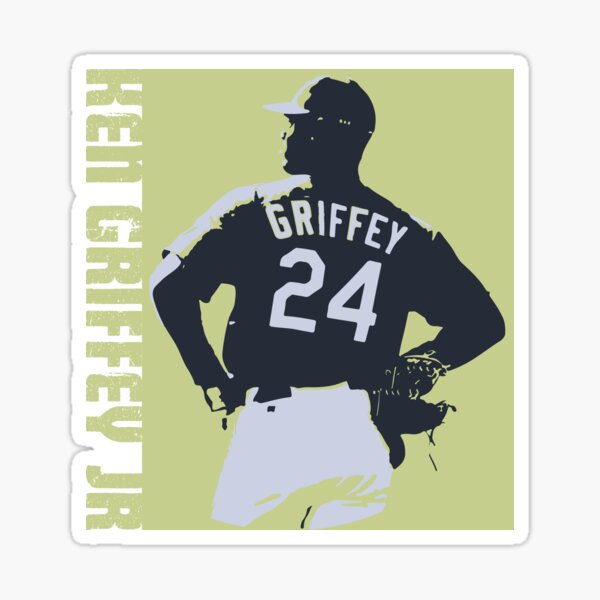 Ken Griffey Jr. - The Kid - Baseball Nickname Jersey - Modern Distressed  Sticker for Sale by Nick Starn