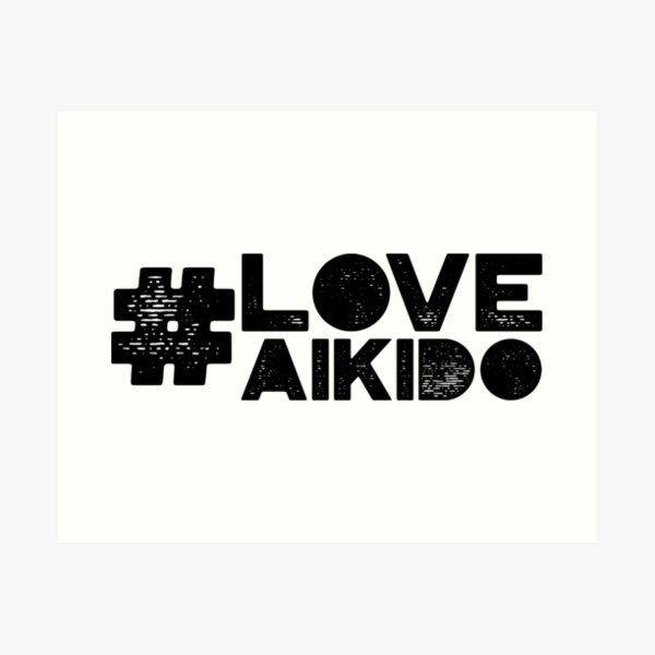 Artikel-Vorschau von #Liebe Aikido, designt und verkauft von DoodleDashCollective.