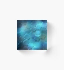 Technology background Acrylic Block