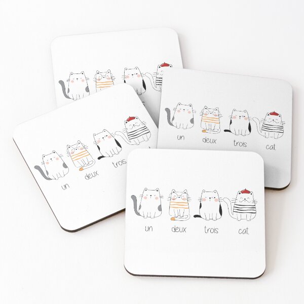 Item preview, Un Deux Trois Cat designed and sold by printadorable.