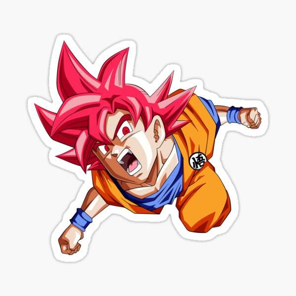 Goku SSJ 2 Sticker by Dankelys