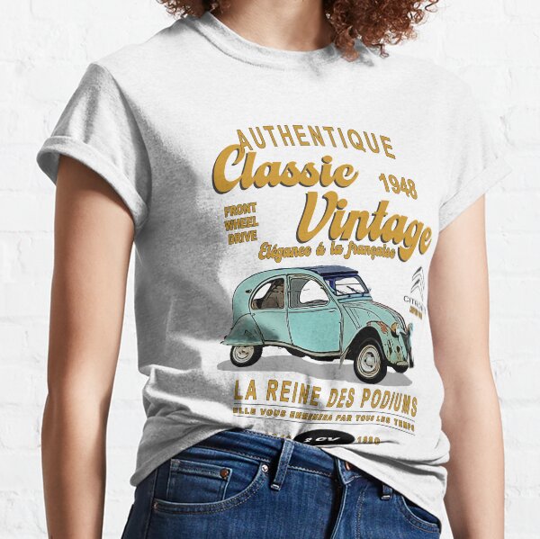 2CV Citroën | La reine des podiums | Style classic vintage T-shirt classique