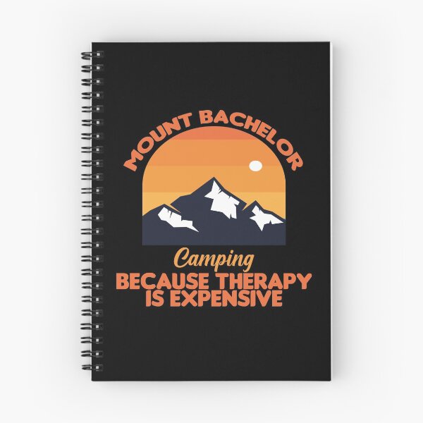 Item preview, Mount Bachelor - Camping because therapy is expensive - Funny Present For Mom, Dad And Friend designed and sold by Aymanclothings.