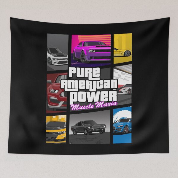 Item preview, Pure American Power, Muscle Mania designed and sold by ElseWorldDesign.