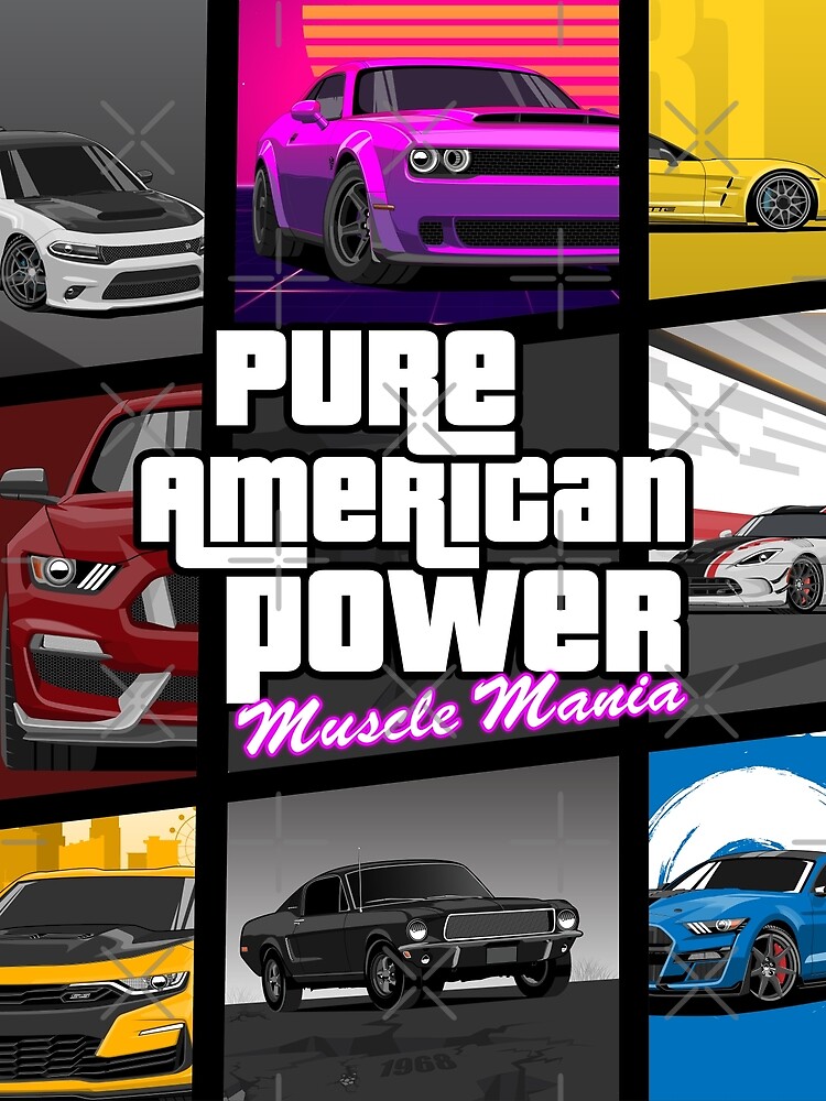Pure American Power, Muscle Mania Poster for Sale by ElseWorldDesign