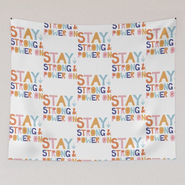 Item preview, Stay strong and power on designed and sold by Waelstyle99.