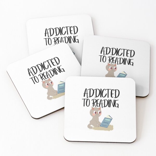 Item preview,  ADDICTED TO READING  designed and sold by RetroPlaceee.