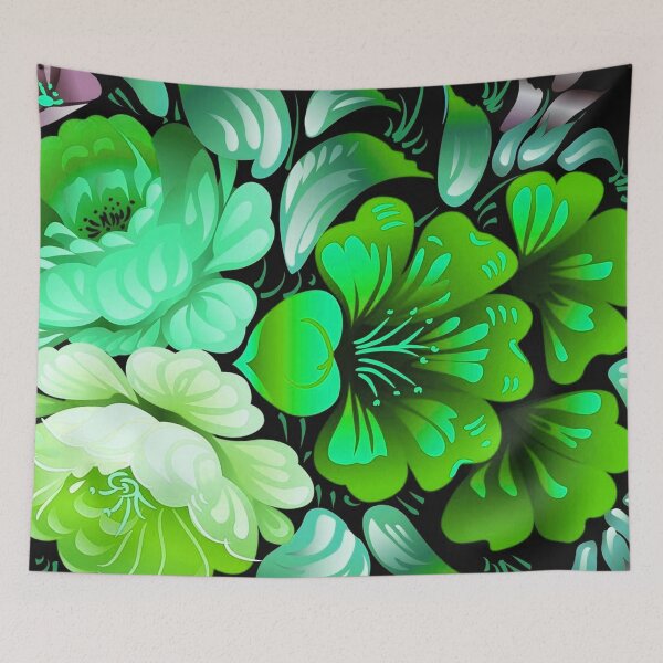 Artikelvorschau, Leuchtende Jade- und Smaragdblumen entworfen und verkauft von NexusArts.