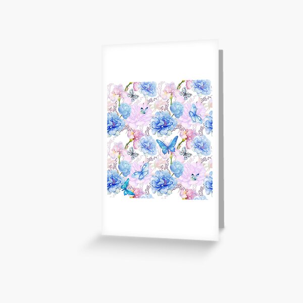 Item preview, Flowers Romantic watercolor floral design with spring and summer flowers. designed and sold by DesignForGifts.
