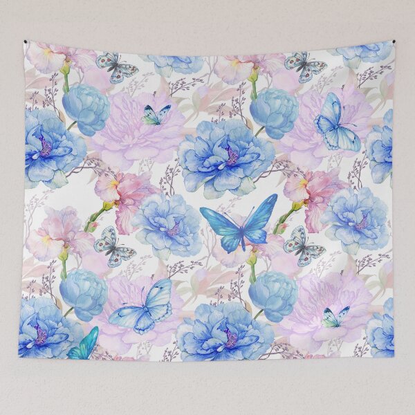 Item preview, Flowers Romantic watercolor floral design with spring and summer flowers. designed and sold by DesignForGifts.
