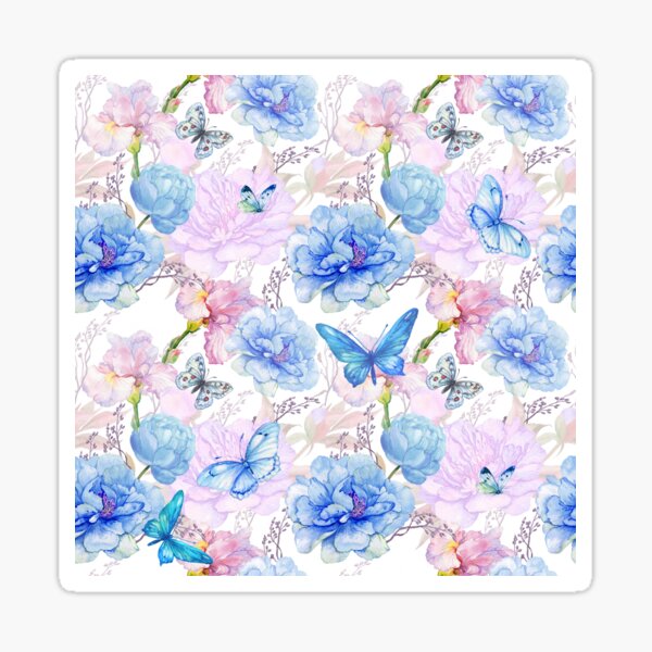 Item preview, Flowers Romantic watercolor floral design with spring and summer flowers. designed and sold by DesignForGifts.