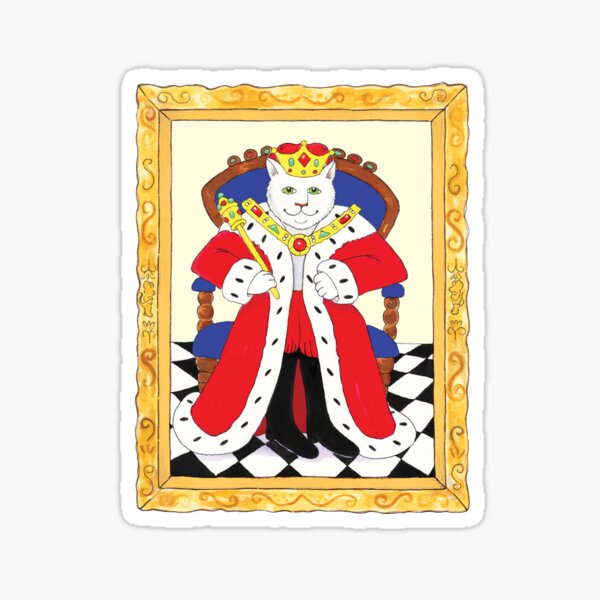 "King Leo’s Palace Portrait" Sticker