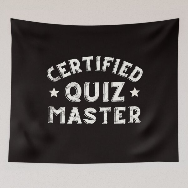 Item preview, Certified Quiz Master | Pub Quiz | Quiz Night designed and sold by justjonboy.