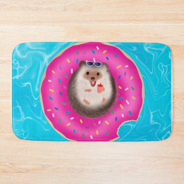 Item preview, Hedgehog chilling in the pool designed and sold by Amz-art.
