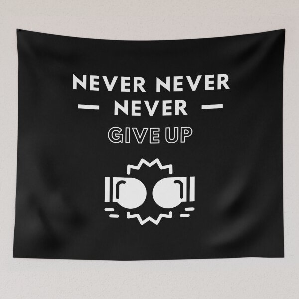 Item preview, Boxing: Never never never give up designed and sold by TheGreenGoat.