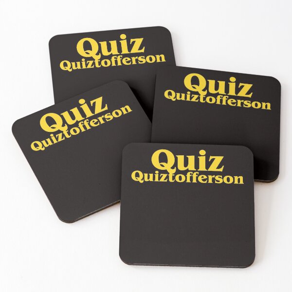 Item preview, Quiz Quiztofferson | Pub Quiz | Quiz Night designed and sold by justjonboy.